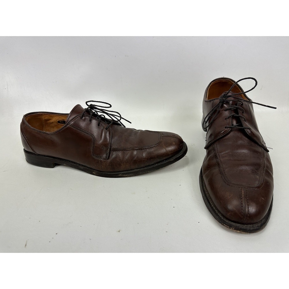 ALLEN EDMONDS 8464 Hancock Split Toe LEATHER Oxford Shoes Men's Size 11.5 B